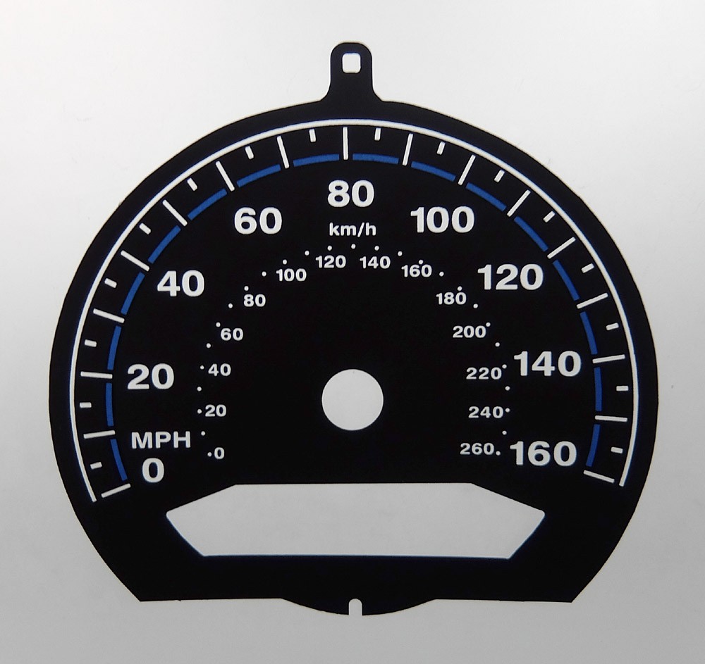 Accord Mk7 (Approx. 2003 - 2008). KMH to MPH Conversion Dial for imported vehicle. Part No. C101 - Image 2