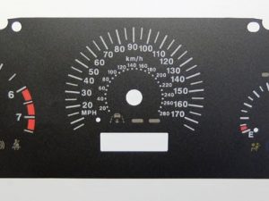 XJS, XJ & XKR. KMH to MPH Conversion Dial for imported vehicle. Part No. C079
