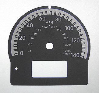 Sportage. KMH to MPH Conversion Dial for imported vehicle. Part No. C102