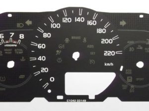 Rav 4 MPH to KMH Conversion Dial for imported / exported vehicle. Part No. C1042