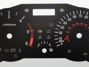 Accent MK3 Diesel (approx 2006 - 2011) KMH to MPH Conversion Dial for imported vehicle. Part No. C1150