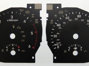 Santa Fe KMH to MPH Conversion Dial for imported vehicle. Part No. C1157