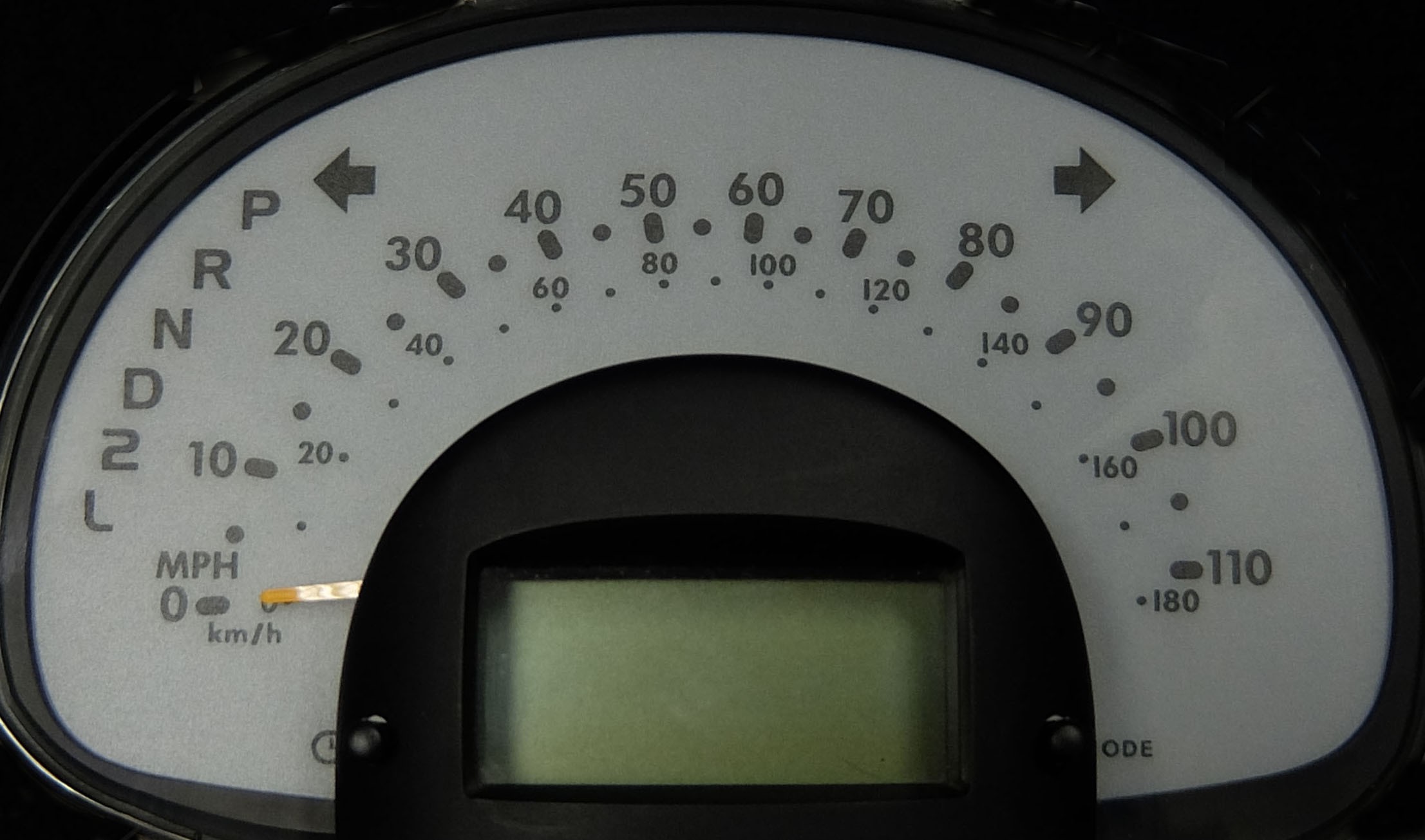 Sirion (Boon) & Passo Automatic, KMH to MPH Conversion Dial for imported vehicle. Part No. C1197