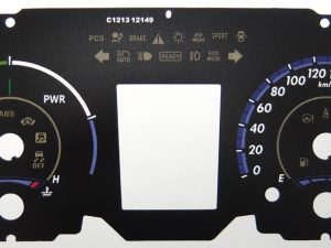 Toyota Avalon Hybrid MPH to KMH Conversion Dial for imported / exported vehicle. Part No. C1213