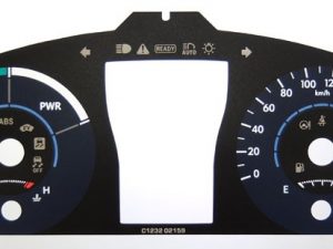 Toyota Camry LE MPH to KMH Conversion Dial for imported / exported vehicle. Part No. C1232