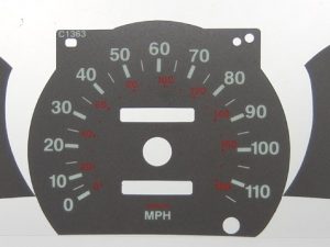 Atoz KMH to MPH Conversion Dial for imported vehicle. Part No. C1363