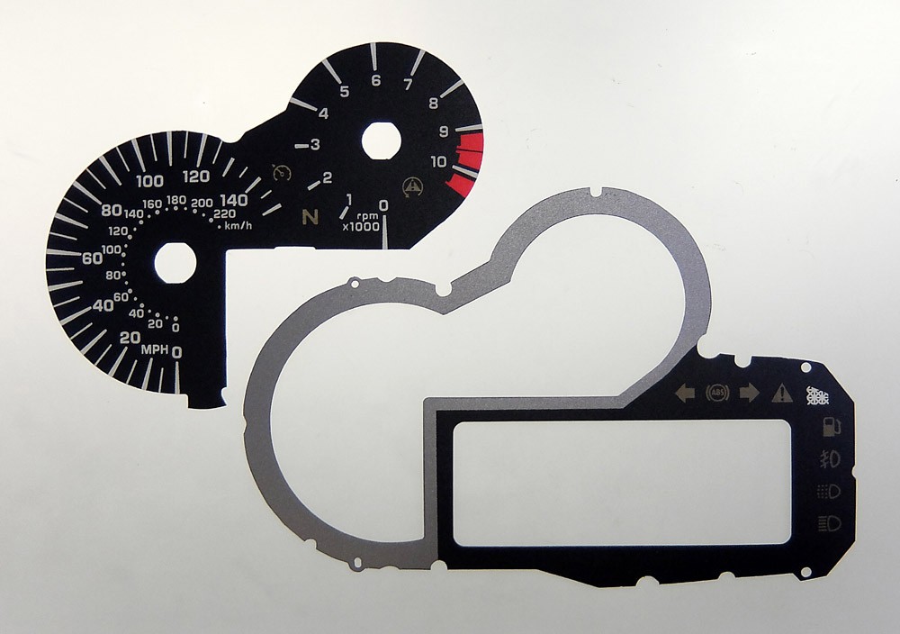 R1200GS KMH to MPH Conversion Dial for imported / exported vehicle. Part No. C1452