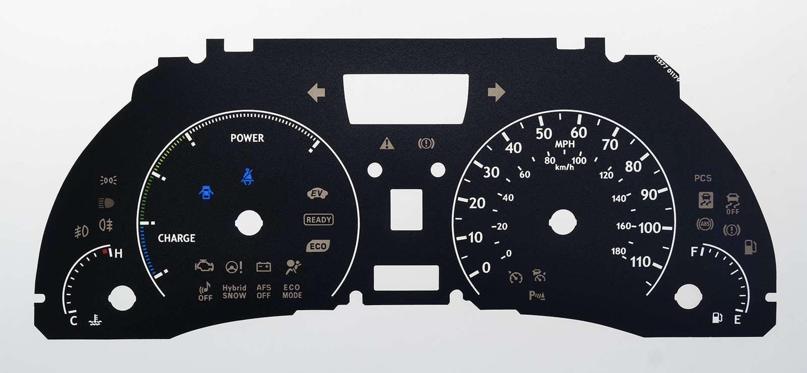 RX450H KMH to MPH Conversion Dial for imported / exported vehicle. Part No. C1577