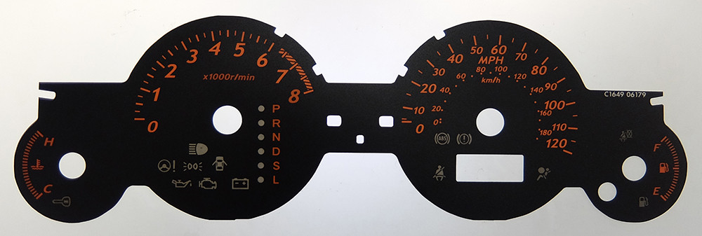 Honda Airwave Automatic Model, KMH to MPH Conversion Dial for imported / exported vehicle. Part No. C1649
