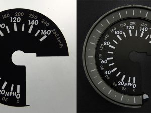BMW K1600, KMH to MPH Conversion Dial for imported / exported vehicle. Part No. C1699