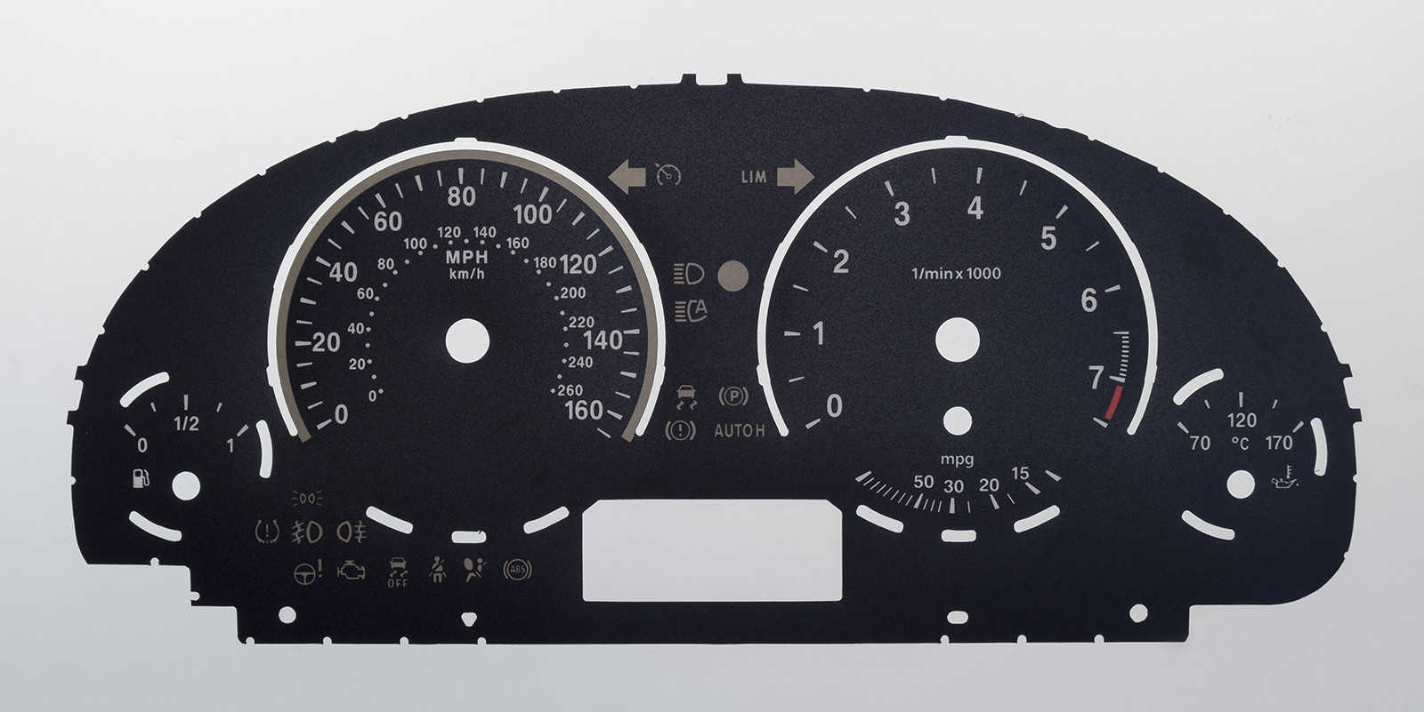 BMW X3 (F25) KMH to MPH Conversion Dial for imported / exported vehicle. Part No. C1773