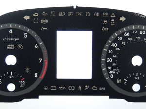Hyundai i30, Mk3 Petrol model. KMH to MPH Conversion Dial for imported vehicle. Part No. C1775