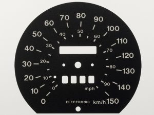 Daily KMH to MPH Conversion Dial for imported / exported vehicle. Part No. C1788