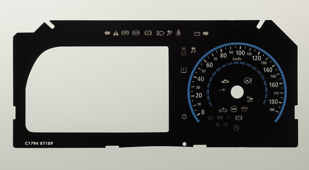 Nissan Leaf MPH to KMH Conversion Dial for imported / exported vehicle. Part No. C1794