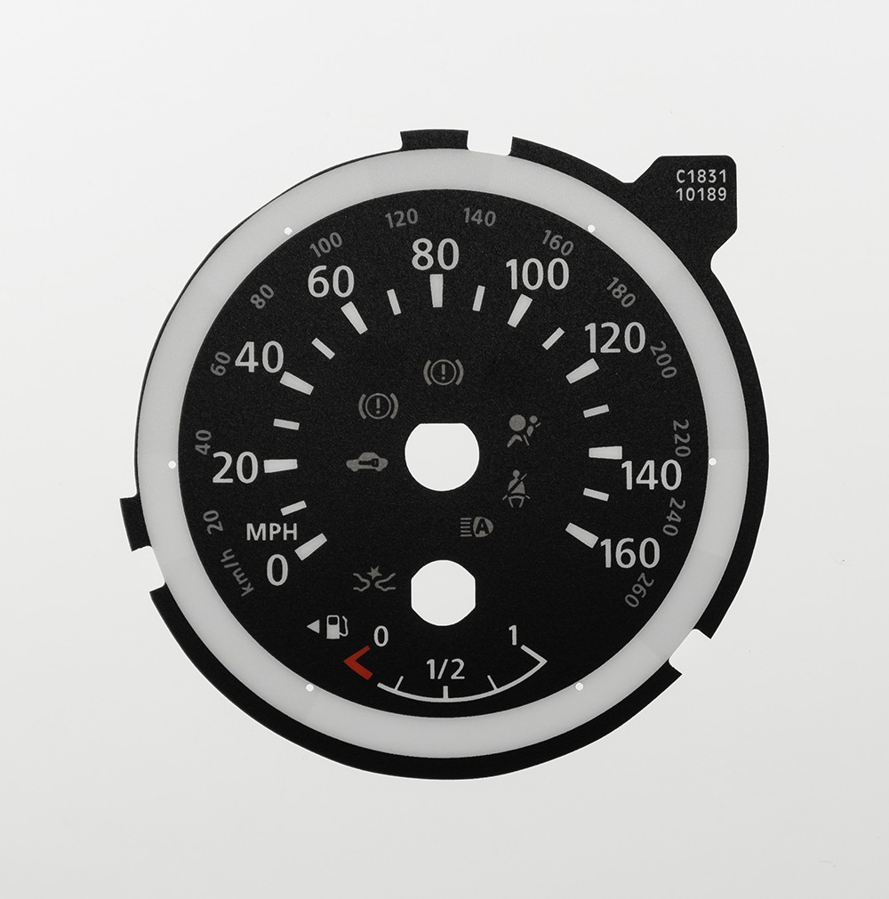 Infiniti QX60 KMH to MPH Conversion Dial for imported / exported vehicle. Part No. C1831