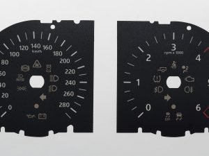 Range Rover Velar MPH to KMH Conversion Dial for imported / exported vehicle. Part No. C1907
