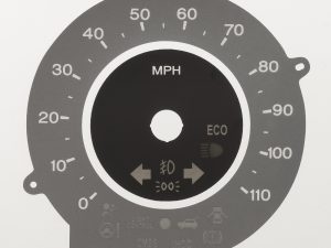 Honda Crossroad RT1 KMH to MPH Conversion Dial for imported / exported vehicle. Part No. C1915