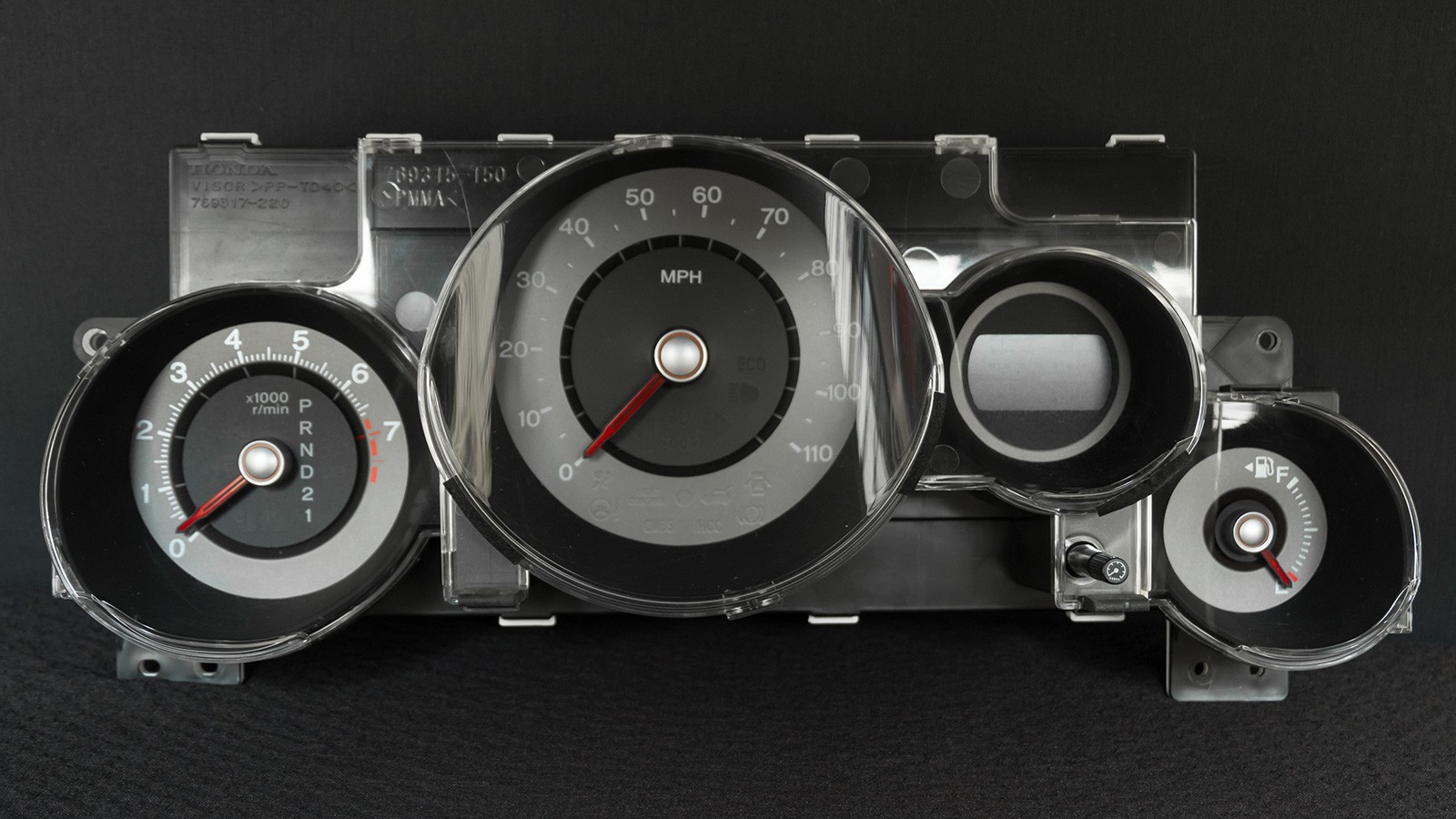 Honda Crossroad RT1 KMH to MPH Conversion Dial for imported / exported vehicle. Part No. C1915 - Image 2