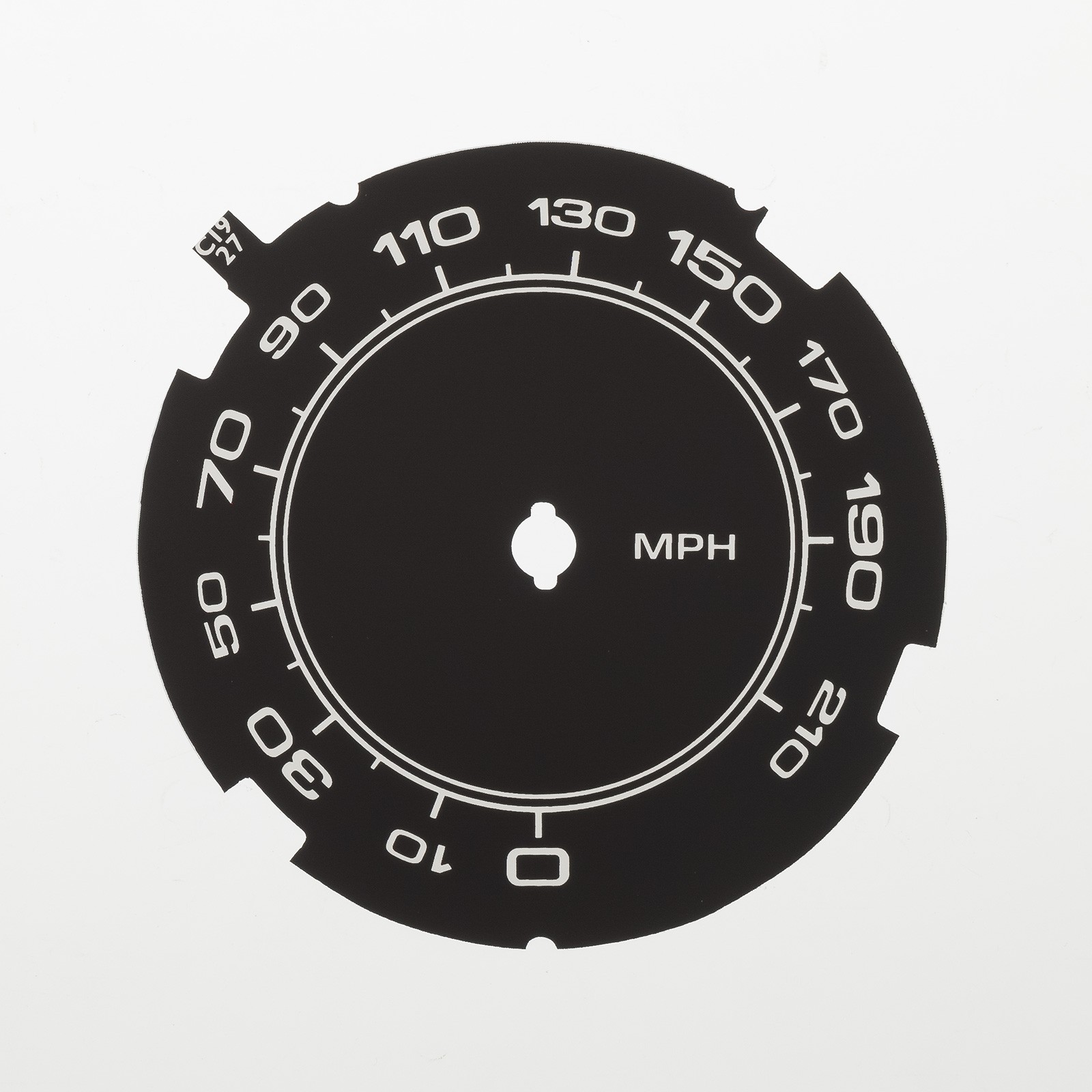 Ferrari California T, KMH to MPH Conversion Dial for imported / exported vehicle. Part No. C1927