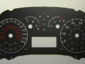 Punto Mk2 Dials. With Rev Counter & 140 MPH speedo. Part No. C209