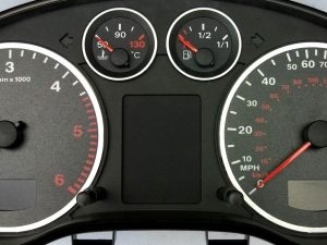 A3. Diesel & Petrol. KMH to MPH Conversion Dial. 160 MPH. Part No. C429