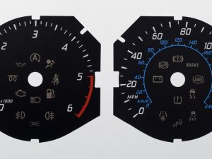 Focus Mk3 (2011 >) & C-Max Mk2 (2011 >) KMH to MPH Conversion Dial for imported vehicle. Part No. C589