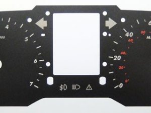 Falcon (FG) inc G6E. KMH to MPH Conversion Dial for imported vehicle. Part No. C653