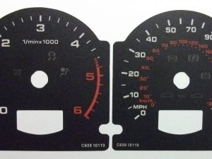 A6 Diesel. KMH to MPH Conversion Dial for imported vehicle. Part No. C659