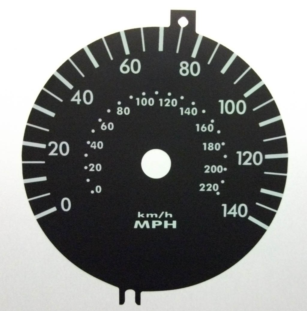 Getz (Approx 2002 - 2011) KMH to MPH Conversion Dial for imported vehicle. Part No. C669