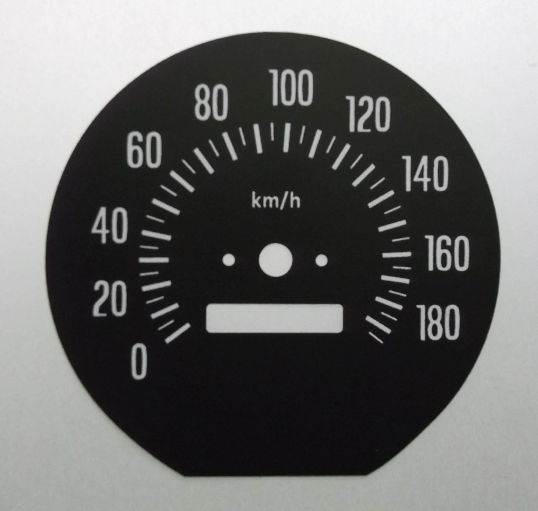 Chevelle. KMH to MPH Conversion Dial for imported / exported vehicle. Part No. C697