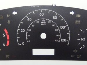 H1 / i800 & I-Load KMH to MPH Conversion Dial for imported vehicle. Part No. C700