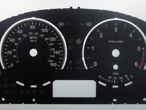 BMW X3 (F25) Diesel Released 2011. Kmh to MPH conversion dials. Part No. C730