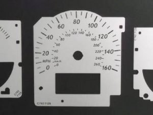 Lexus GS450h. KMH to MPH Conversion Dial for imported vehicle. Part No. C792