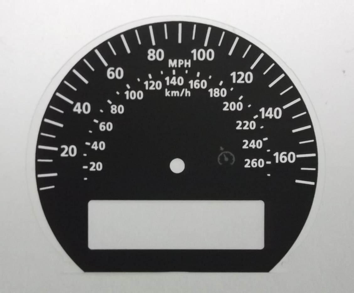 BMW X3 (E83) & Z4 (E85-E86) Dials. Kmh to MPH conversion dials. Part No. C798