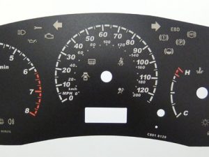 GWM Pickup. KMH to MPH Conversion Dial for imported vehicle. Part No. C801