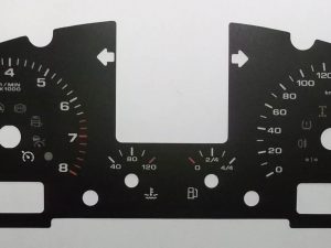 Porsche Cayenne MPH to KMH Conversion Dial. (260 KMH Petrol) Part No. C810