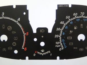 B-Max (Diesel) Released 2012. KMH to MPH Conversion Dial for imported vehicle. Part No. C865