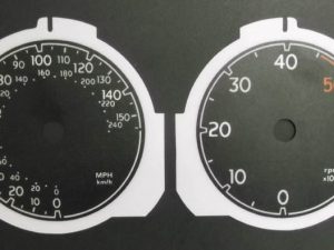 Delta KMH to MPH Conversion Dial for imported vehicle. Part No. C963