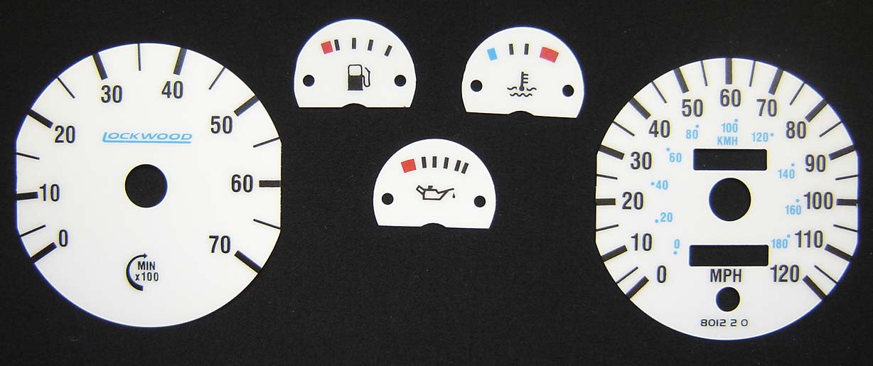 Escort Mk2 Dials. Part No. 8012
