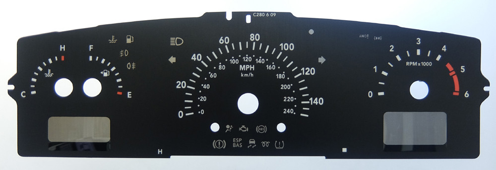 Journey KMH to MPH Conversion Dial for imported vehicle. Part No. C280