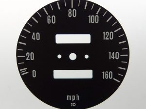 Kawasaki Z1 MPH Replacement Dial (Speedo Only). Part No. KAWAZ1A