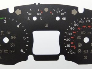 Transit KMH to MPH Conversion Dial for imported vehicle. Part No. C148