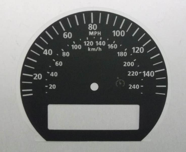 BMW X3 (E83) Dials. Kmh to MPH conversion dials. Part No. C487MP