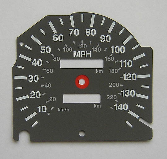 Xantia. KMH to MPH Conversion Dial for imported vehicle. Part No. 80XAN