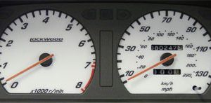 Rover 200/400 Dials. '90-'95. 130 MPH. Part No. 400WW1