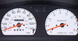Impreza Dials. Imported Model (93-2001) 110 MPH & 8000 RPM. Part No 40HHH2