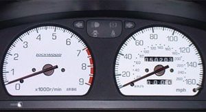 Impreza Turbo. Dials. 160 MPH. aprox' 93-2001. Part No. 40III