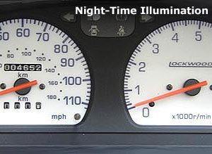 Impreza Dials. Imported Model (93-2001) 110 MPH. Part No 40KKK1