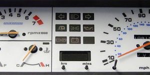 Metro GTi / Rover 100 Dials. 130 MPH. Horizontal Temp & Fuel gauges. Part No. 40SSS