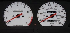 Rover 200 Dials. 1995 on. 150 MPH. Part No. 40WWW2